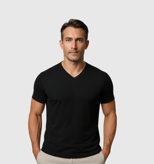 Pack de 3 Col V - Noir